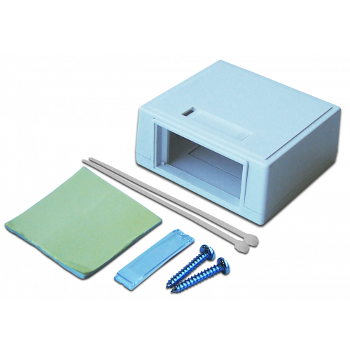 Коробка настенная на 1 модульную вставку, белая